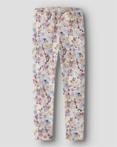 NMFNADENA XSL LEGGING Name It - NMFNadena Leggings - Peyote Melange/Lilas